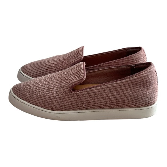 Birdies Women's The Swift Carnation Blush Pink Velvet Corduroy Sneakers Size 7 - Picture 4 of 15